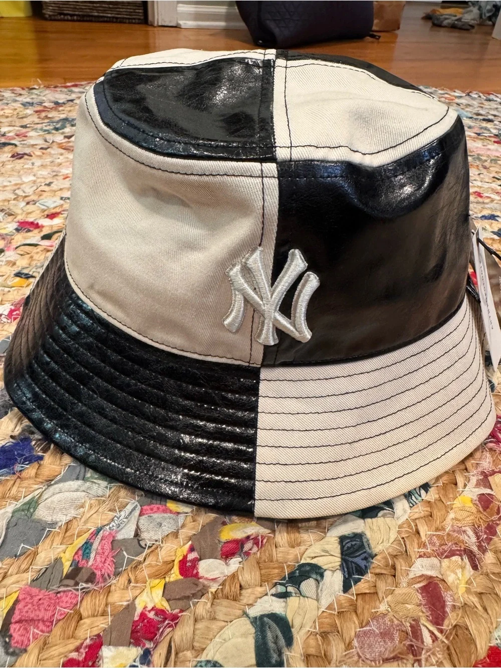 RARE 47’ NY Yankees Patchwork Bucket Hat NWT